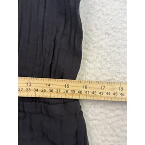 Cloth & Stone Jumpsuit Womens Medium Black Sleeveless High Neck Cropped‎ Pockets thumbnail 10