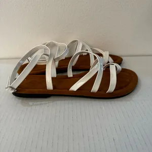 New. Women’s Flat Strappy Sandals – Elegant Summer Strappy Shoes thumbnail 7