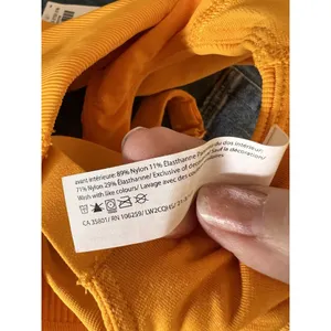 Lululemon Ribbed Train‎ Bra Medium Support, C/D Cups Clementine Size 4 thumbnail 7