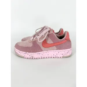 Nike Air‎ Force 1 Crater Flyknit Pink Low Top Sneakers DC7273-600 Womens 7 thumbnail 5
