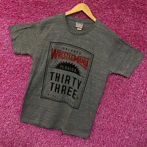 Wrestlemania 33 Orlando Florida 2017 Event Promo WWE Tee M thumbnail 3