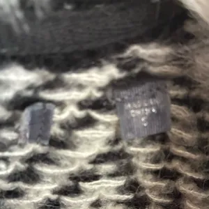 Guess Black & White Women's Faux-Fur Collar Jacket Vest S thumbnail 9