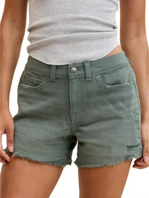 AE Aerie Daydream Denim Short American Eagle NWT Royal Palm XS thumbnail 1