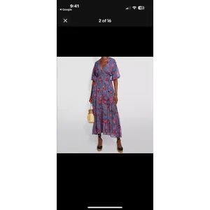 MISA Los Angeles Pippa Floral Tiered Maxi Dress Open Back Night Blooms M‎ $375 thumbnail 4