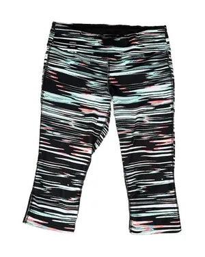 New Balance NB Dry size Large capri length‎ athletic leggings black pink green thumbnail 1