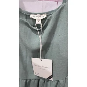 See‎ you Monday green dress size large flowy beach vacation thumbnail 4