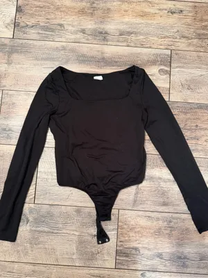 By Together Black long sleeve bodysuit thumbnail 2