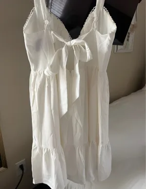 Princess Polly Mini Dress White thumbnail 3