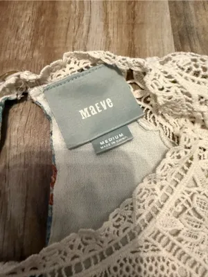 Anthropologie Maeve Laced Eleanor Blouse thumbnail 3
