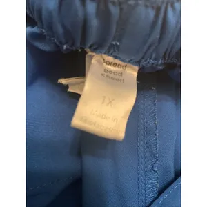 Spread Good Cheer Women's Scrub Uniform Pants Nurse Medical Size 1X Royal Blue thumbnail 3