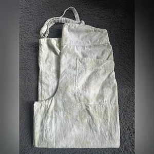 Free People Tie Dye Stroll In Kyoto Barrel Leg Overall Sz Medium Color Succulent thumbnail 9