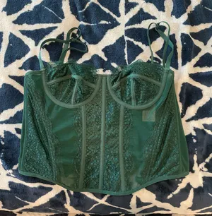 Corset top Green Size M thumbnail 1