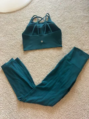 Lululemon dark teal set  thumbnail 2