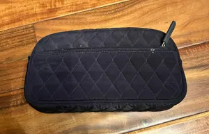 Vera Bradley quilted makeup bag thumbnail 1