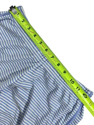 LAKE Pima Cotton Long-Long Pajama Set Hydrangea Preppy Blue Stripe thumbnail 12