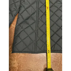Quilted Women's Jacket Medium Black Zip Front Cutter & Buck Miller Lite Logo thumbnail 6