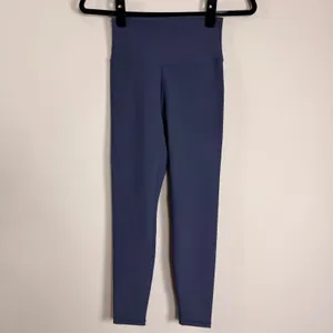 WILO The Label Navy Ribbed High Waisted Leggings WL24-157 Size Small NEW thumbnail 2