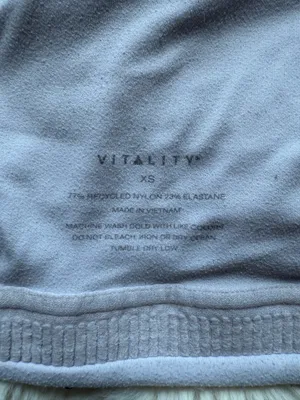 vitality white sports bra thumbnail 3