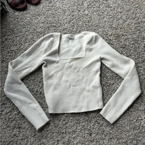 Abercrombie Ottoman Long Sleeve Square Neck Top thumbnail 2