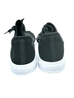 Womens Sneakers Lightweight Mesh Lace Up Black Size 40 US 9 thumbnail 3