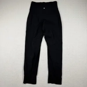 Lululemon Align Jogger Crop 23” Size 2 Black High Rise Nulu Yoga Pants thumbnail 3