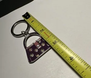 Relic Brand Keychain with Purse / Bag charm in Purple / Silver Tone thumbnail 5