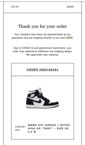 Nike Air Jordan 1 Retro High OG 'Twist' thumbnail 6