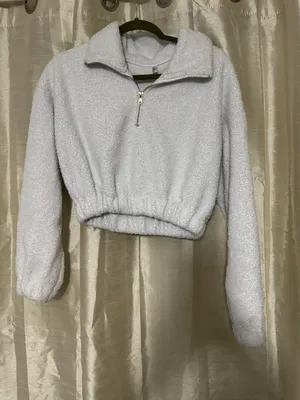 Cropped Sweatshirt White thumbnail 1