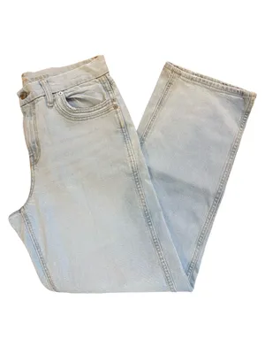 American Eagle Stretch Curvy Straight Leg Jeans Size 8 Regular NWT thumbnail 3