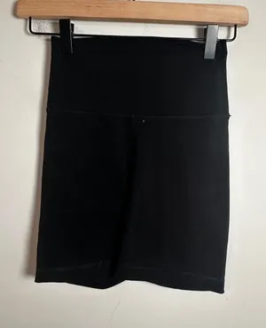Yogalicious Womens Black High Rise Biker Shorts XS Athletic Yoga‎ Activewear thumbnail 1