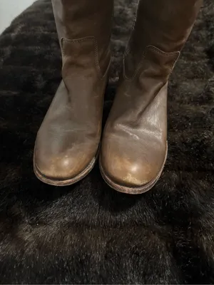 FRYE MELISSA BUTTON BOOTS 10 B leather tall equestrian western horse thumbnail 2