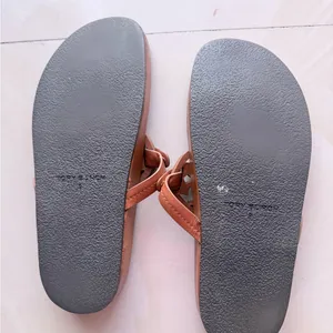 Tory Burch Tan Leather Sandals brown size 9 thumbnail 3