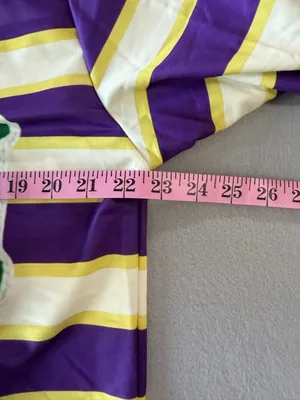 Men’s / Women’s Mardi Gras Long Sleeve Striped Top Size M #260331 thumbnail 5