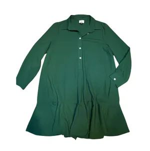 Tuckernuck Hunter Green Crepe Callahan Shirt Dress – XL thumbnail 1