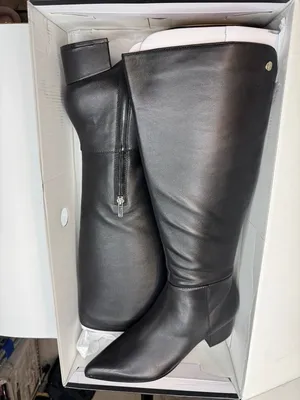 Nine West Women's Morgin Tall Pointy Toe Block Heel Boots- Size 9M thumbnail 4
