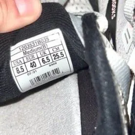 Brooks Adrenaline GTS 22 Grey Black Coral Running Shoes 8.5 B thumbnail 5