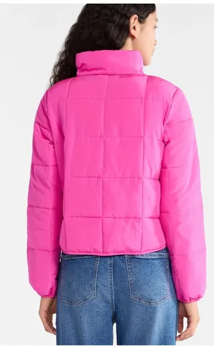 Packable puffer jacket size Large/XL Pink thumbnail 4