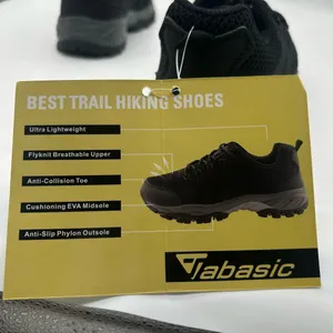 Jabasic Shoes Womens 7 Black Breathable Mesh Hiking Trail Outdoors Sneakers‎ NEW thumbnail 9