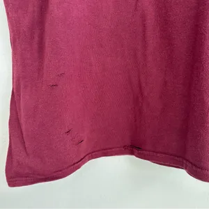 Burgundy Puma Off the Shoulder T-shirt thumbnail 4