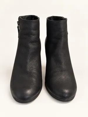 bp Nordstrom black leather ankle booties thumbnail 10