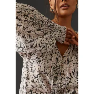✨By Anthropologie Peasant Sz XS Blouse✨ thumbnail 8