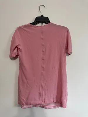 Lululemon Devotion Short Sleeve Tee
Classic Stripe White Pink Shell / Pink Shell thumbnail 4