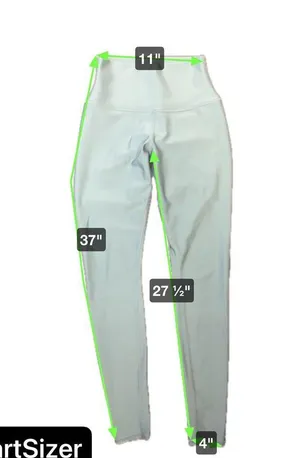 Alo Yoga Airlift High Rise Gray Ankle Length Leggings Gym Workout Women’s Small thumbnail 7