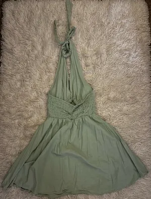 Amazon Green mini vacation dress thumbnail 2