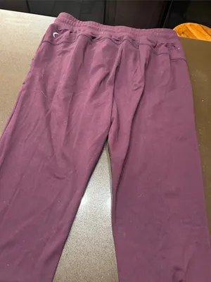 Women’s Burgundy Jogger Pants - Casual Drawstring Sweatpants thumbnail 6