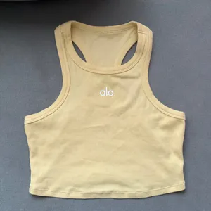 Alo Yoga Aspire Tank Warm Butter/White S thumbnail 2
