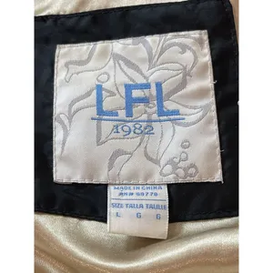 LFL Lust For Life Black Down Waterfowl Feather L Bomber Puffer Jacket thumbnail 11