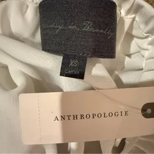 Anthropologie‎ Sunday in Brooklyn White Sheer Side Slit Maxi Skirt Sz XS NEW thumbnail 6