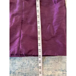 Nox Anabel Purple Pleated Rhinestone Sequin Beaded Strapless Party Mini Dress XS thumbnail 12