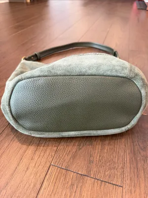 The Sak Sequoia Suede Hobo Bag in Moss Green - C11-686 thumbnail 4